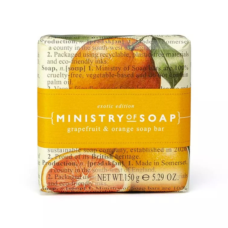 Ministry of Soap Grapefruit & Orange Fruit Soap