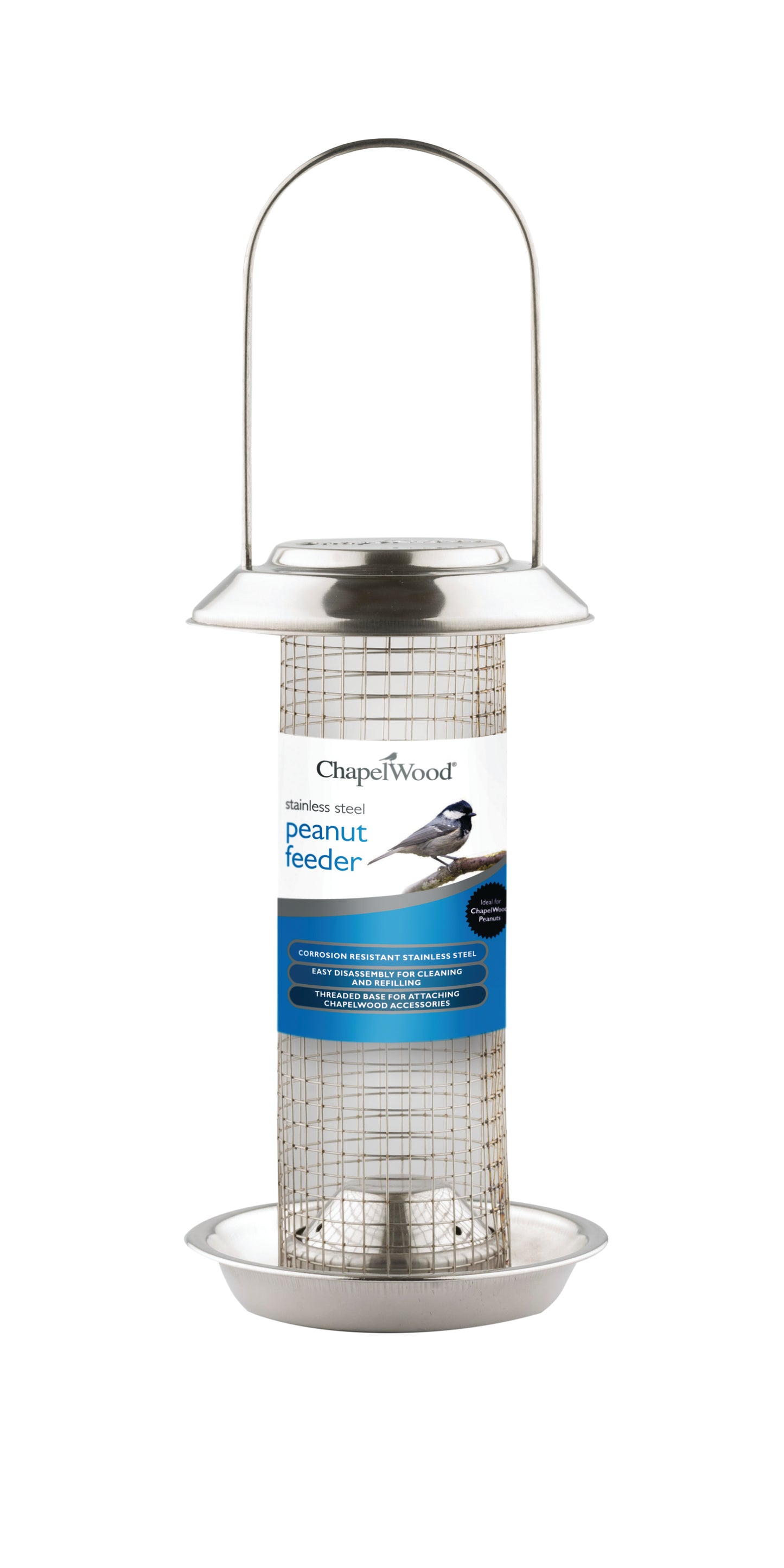Chapelwood Stainless Steel Peanut Feeder