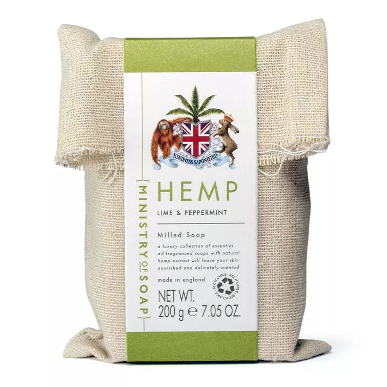 Ministry of Soap Hemp Essential Oil with Lime & Peppermint Soap