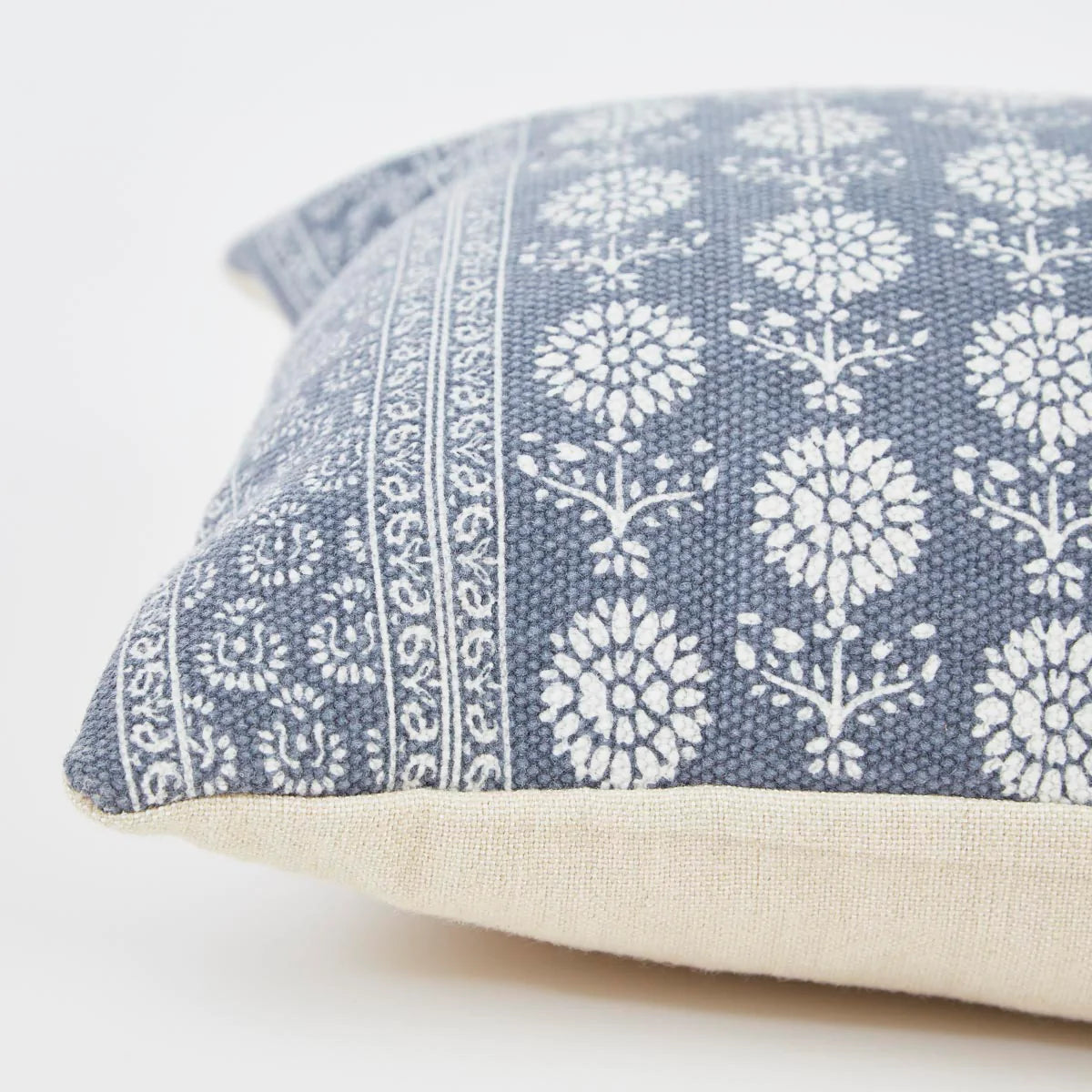 Weaver Green Jaipur Marigold Navy Cushion 40 x 60cm