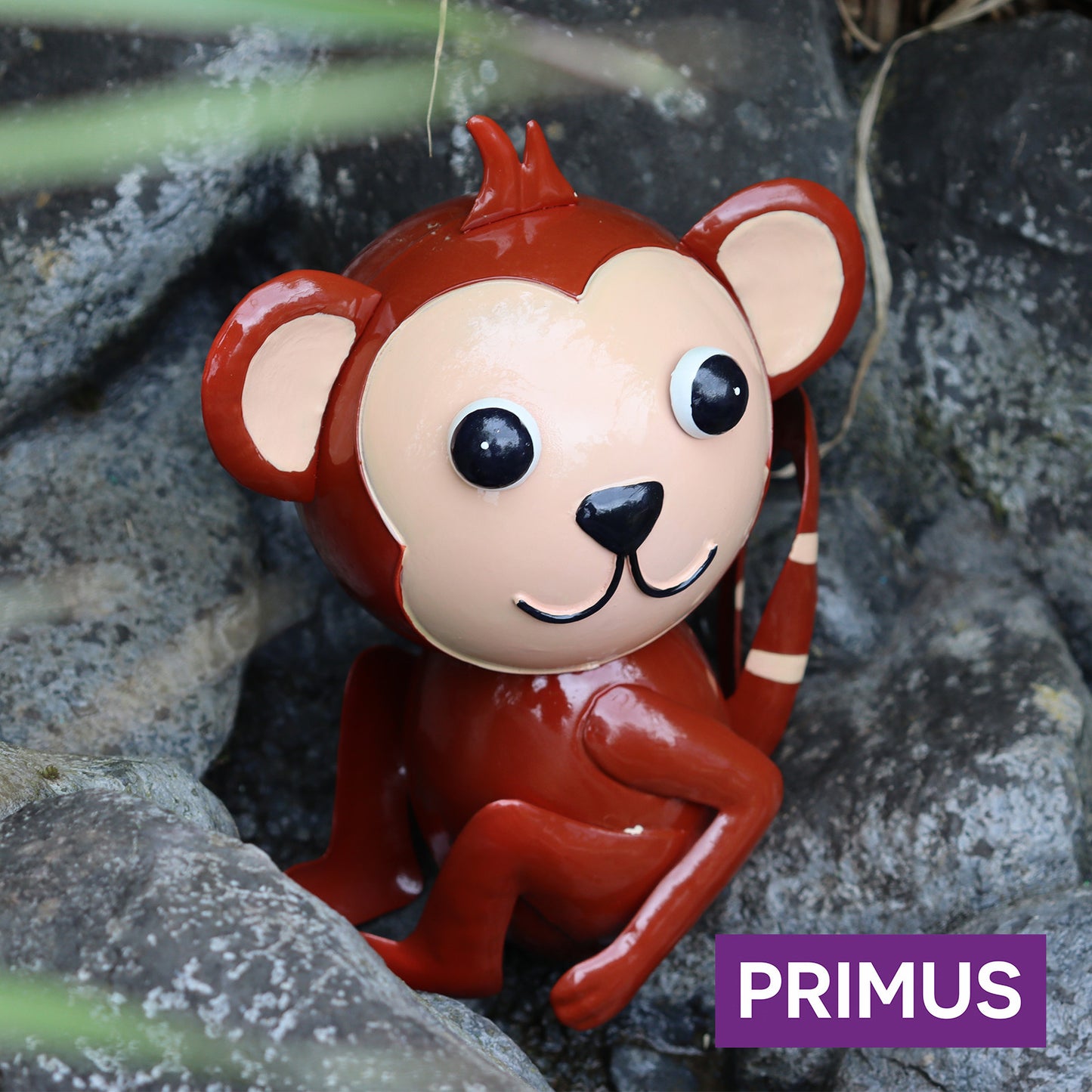 Primus Dunkey The Sitting Monkey Metal Zoo Animal
