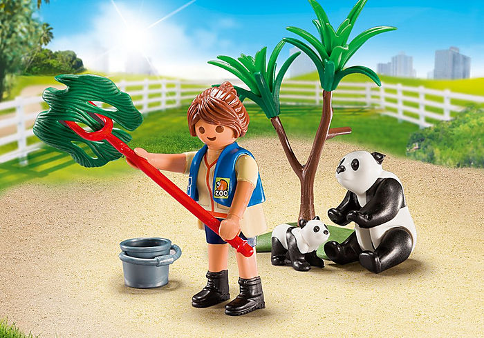 Playmobil City Life Panda Caretaker Carry Case