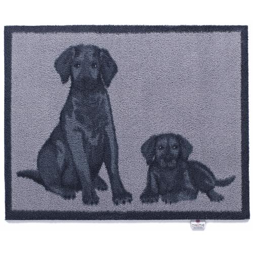 HugRug Pet 62 Mat Black Labradors 65x85cm