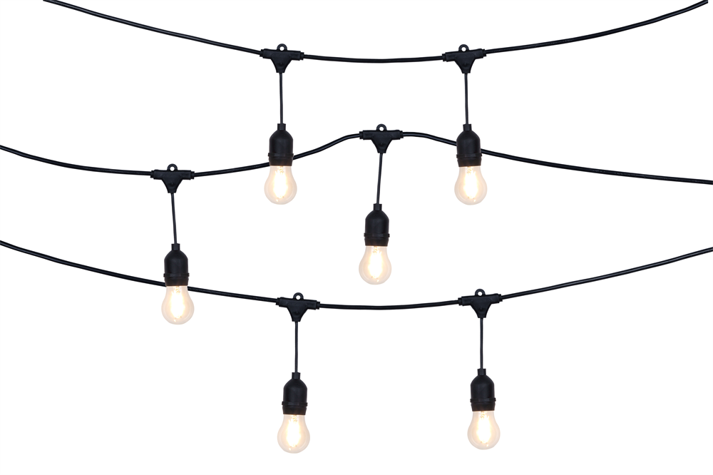 Powermaster 10 Light Filament LED IP44 Festoon String
