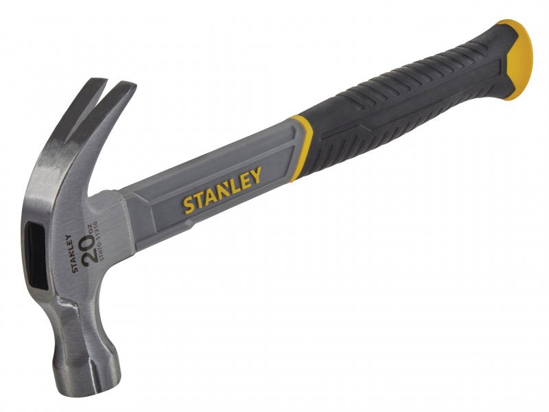 Stanley 20oz Curved Claw Hammer with Fibreglass Shaft
