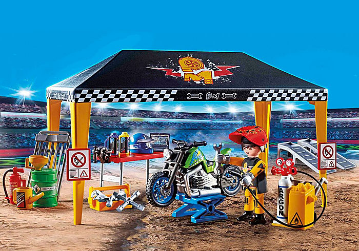 Playmobil Stunt Show Service Tent