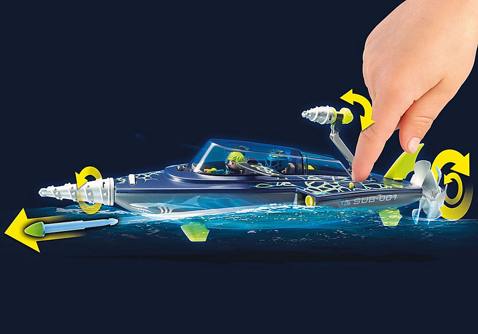 Playmobil Top Agents TEAM S.H.A.R.K. Drill Destroyer