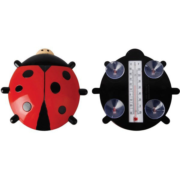 Fallen Fruits Ladybird Window Thermometer
