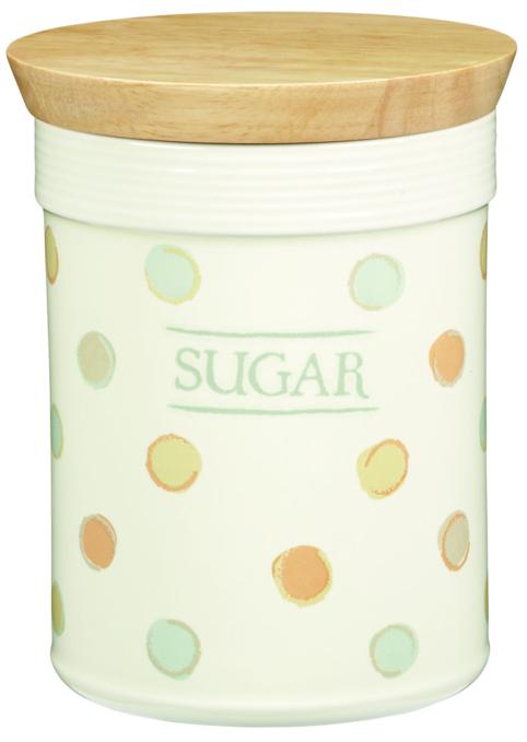 Ceramic Spotty Sugar Storage Jar