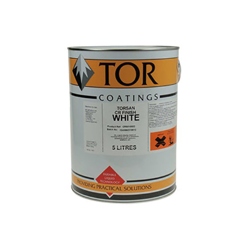 Tor Coatings Torsan A Chlorinated Rubber Finish CR501 Paint White 5L