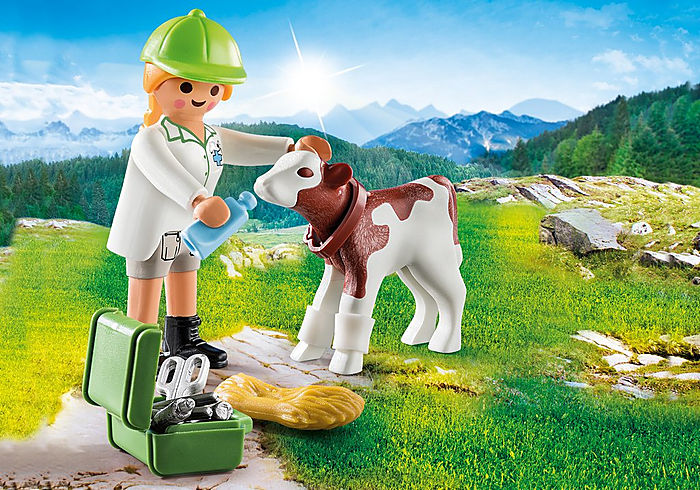 Playmobil Special Plus Vet with Calf