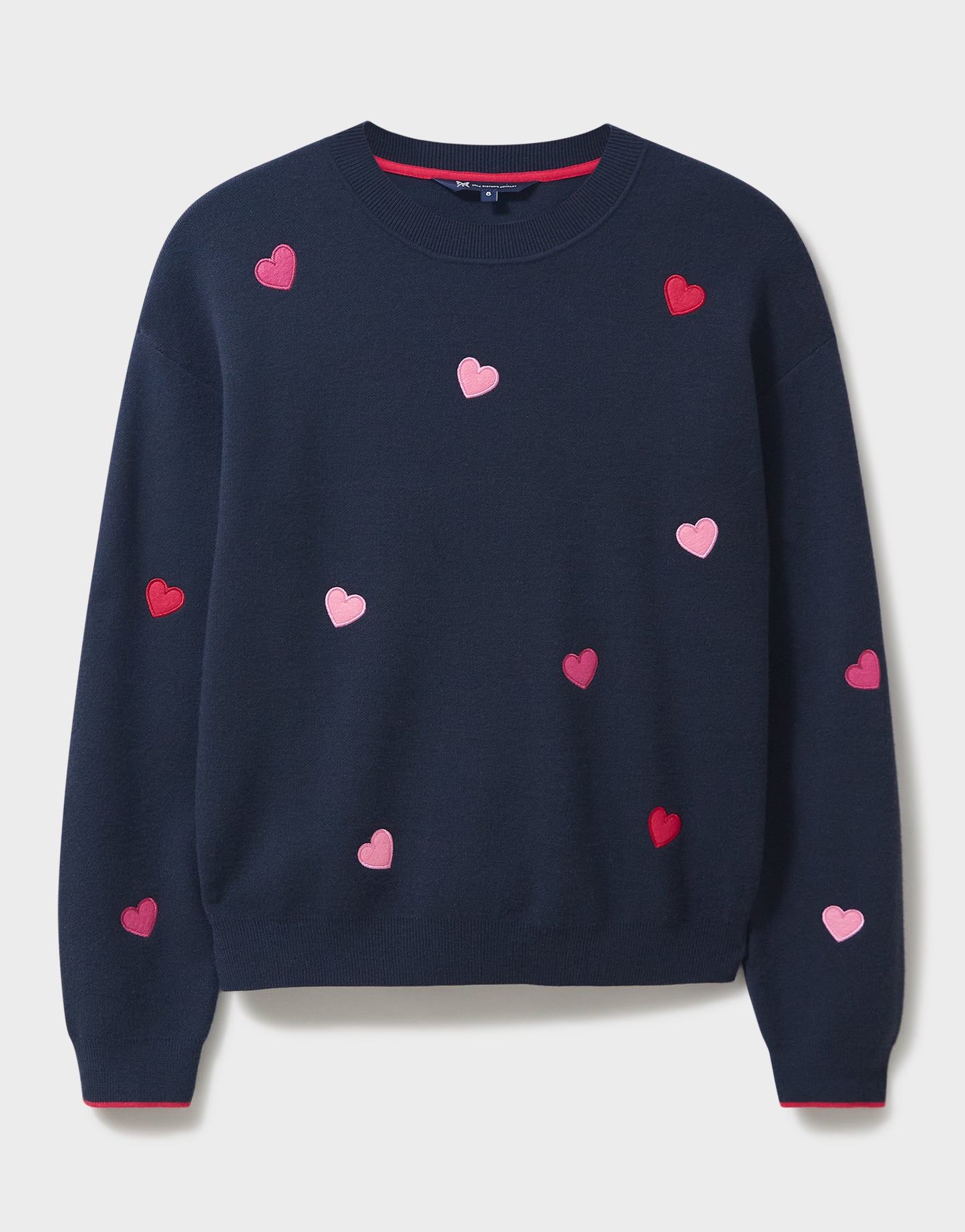 Crew Clothing Kiefer Heart Jumper