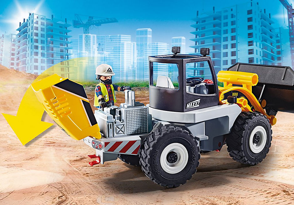 Playmobil City Action Front End Wheel Loader