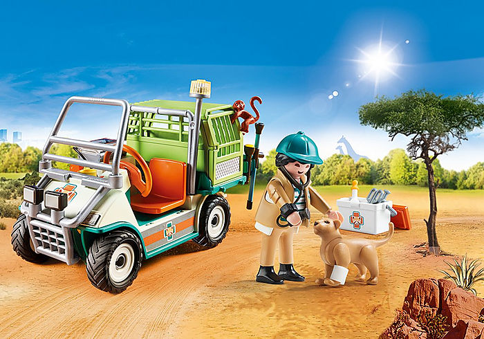 Playmobil Family Fun Zoo Vet with Medical Cart