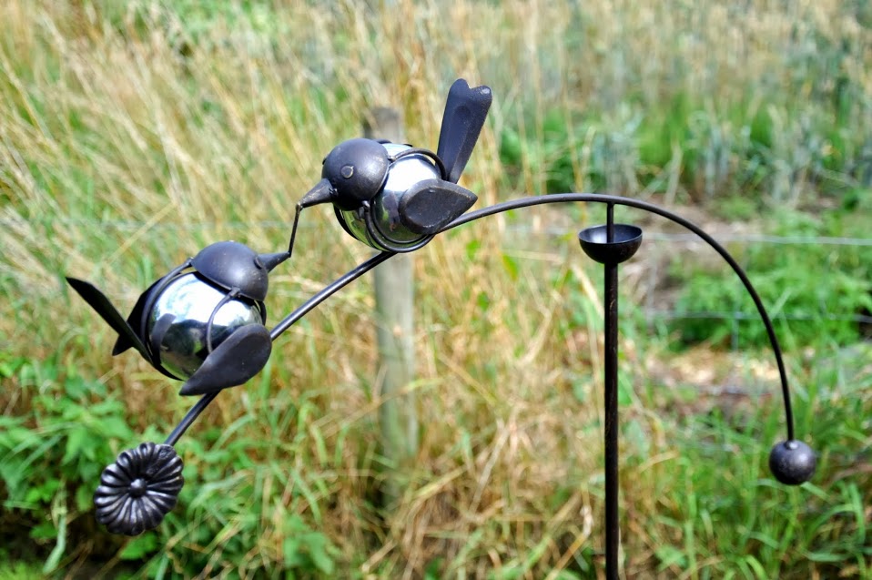 Honey & Wild Balancing Lovebirds Sculpture