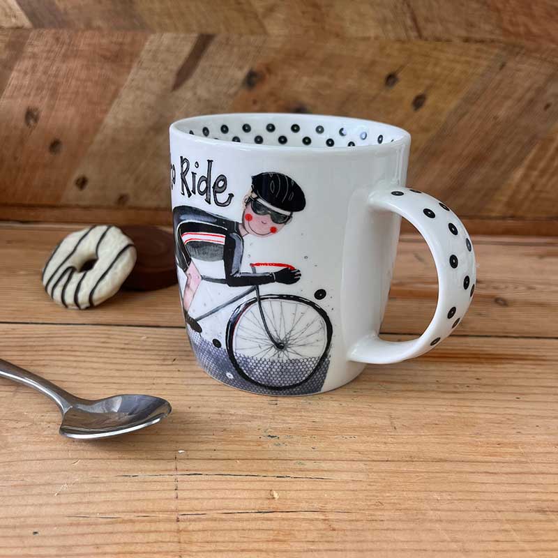 Alex Clark Cycling Mug
