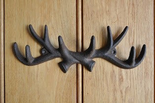 Honey & Wild Antler Coat Hook