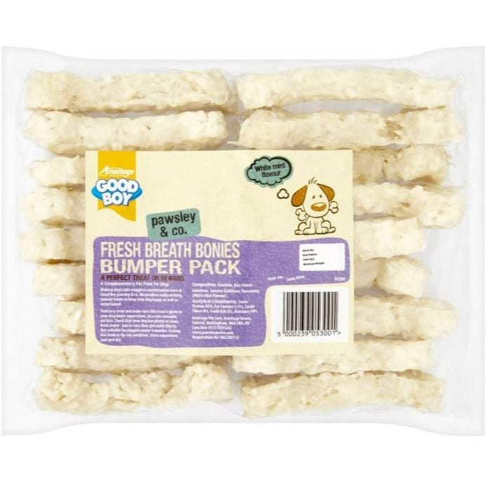 Goodboy Pawsley & Co Fresh Breath Bonies Dog Treats 450g