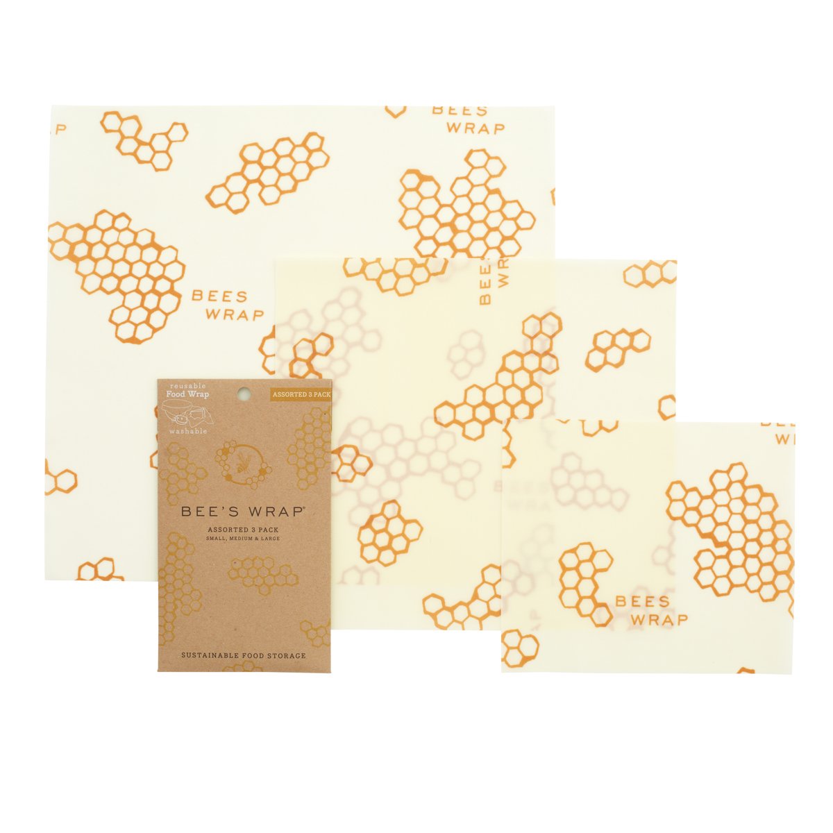 Bee's Wrap Assorted Wraps Set of 3