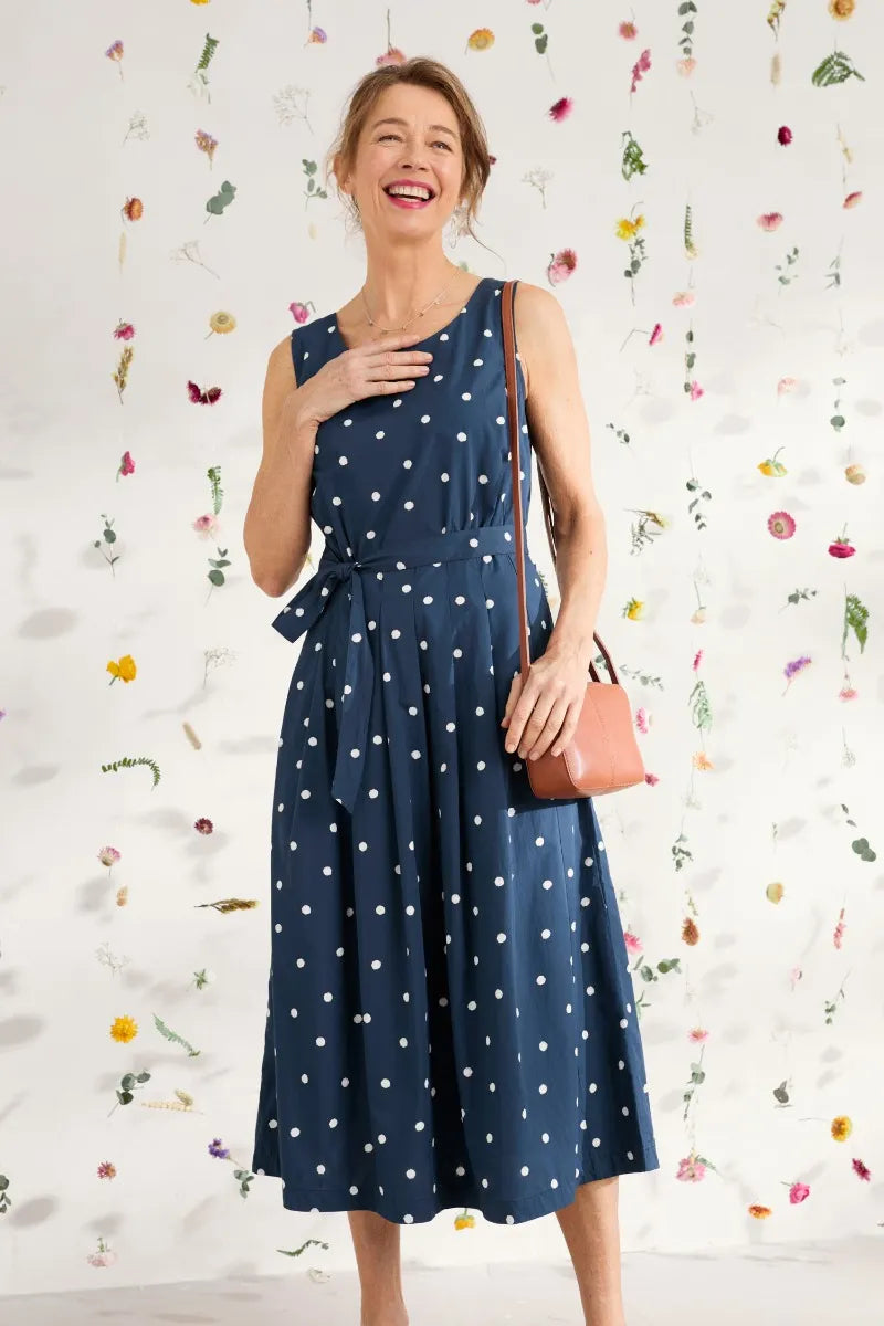 Seasalt Belle Fit-and-Flare Midi Dress