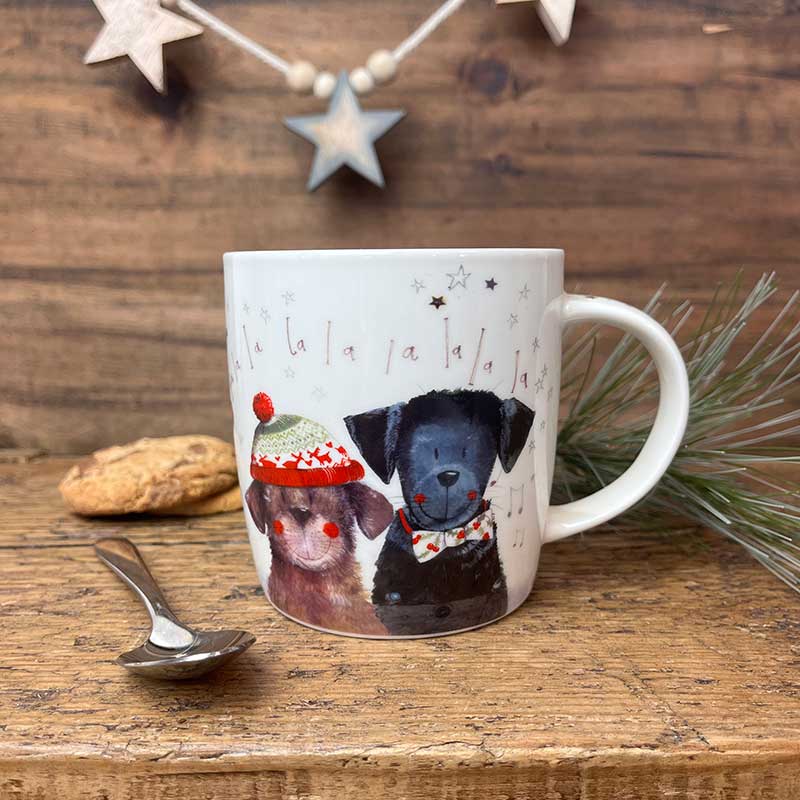 Alex Clark Christmas Singers Dogs Mug – Sam Turner Sons