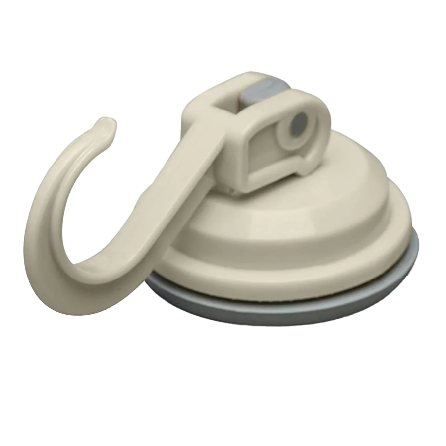 Zeal Medium Suction Base Hook - Cream