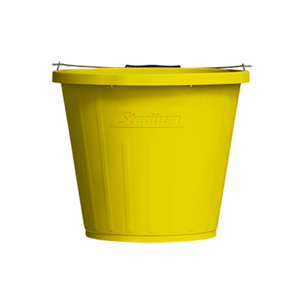 Stadium Heavy Duty Builders Bucket Yellow 14L