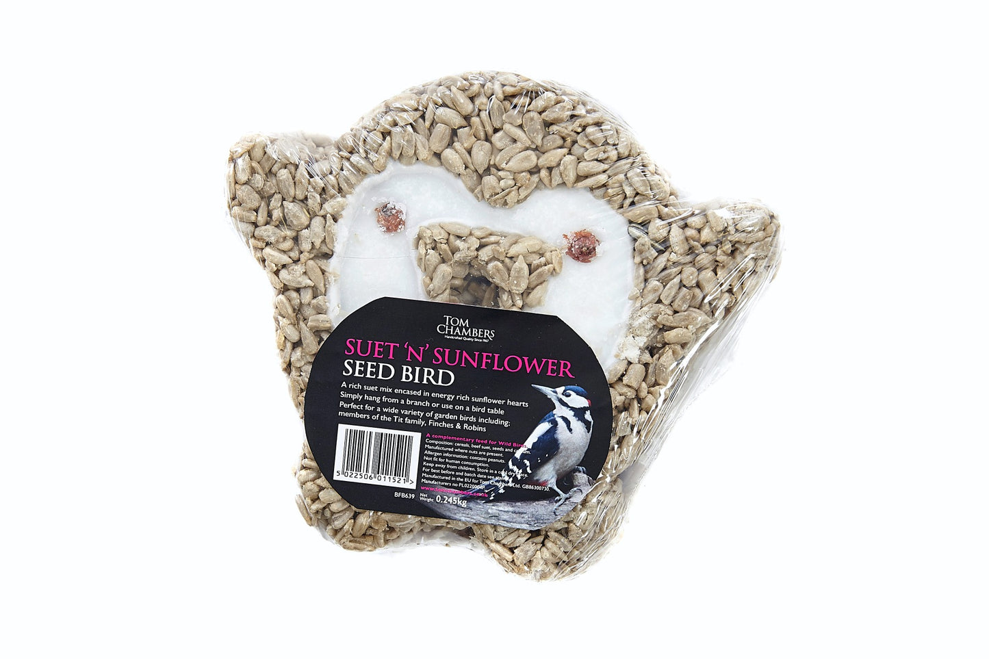 Tom Chambers Suet & Sunflower Hearts Bird