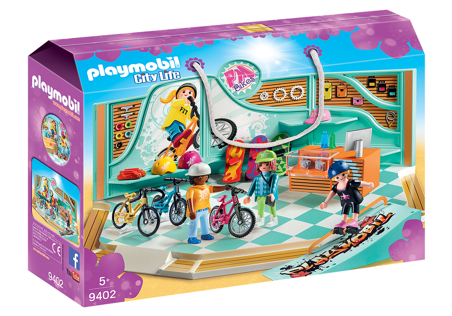 Playmobil City Life Bike & Skate Shop 9402