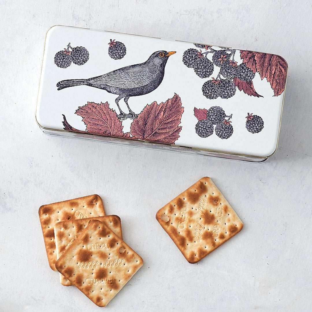 Thornback & Peel Blackbird & Bramble Long Rectangle Tin
