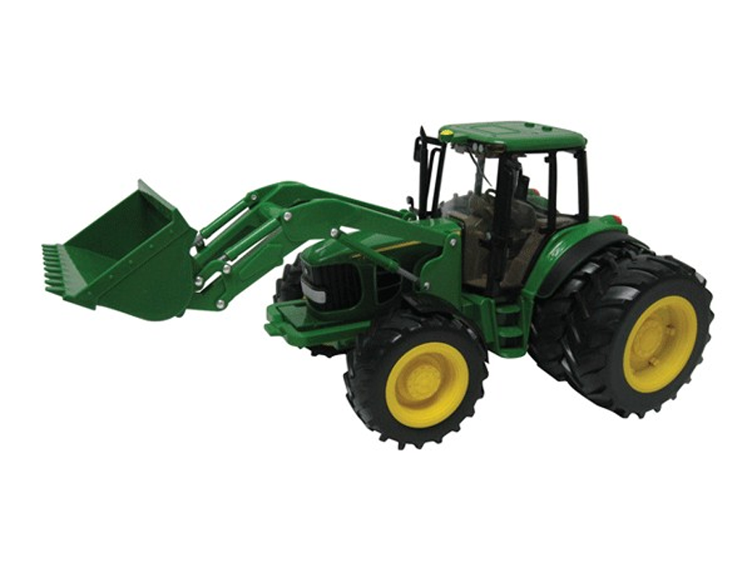 Britains Big Farm John Deere 6830 Tractor with Dual Wheels & Front Loader