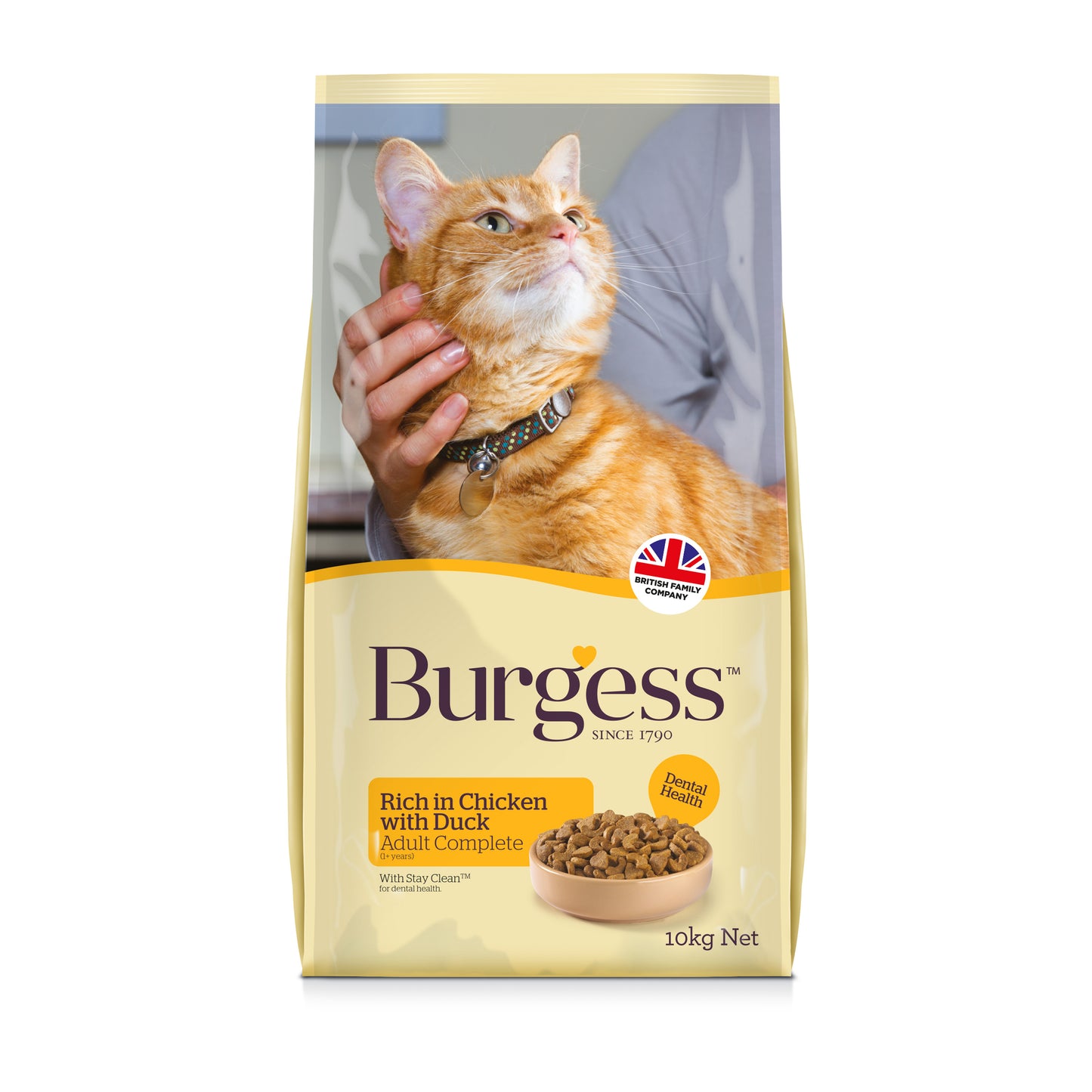 Burgess Cat Food Adult Chicken & Duck 1.5kg