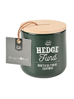 Burgon & Ball Hedge Fund Money Box Frog Green
