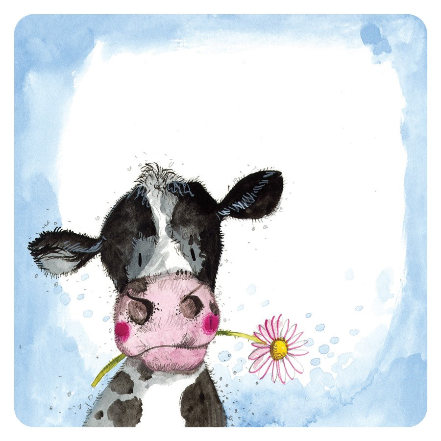 Alex Clark Sunshine Cow Coaster