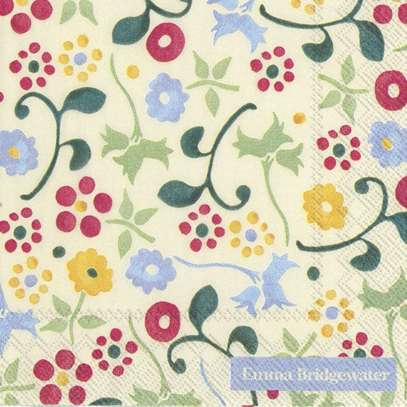 Emma Bridgewater Spring Floral Cocktail Napkins Emma Bridgewater Napkins Sam Turner & Sons