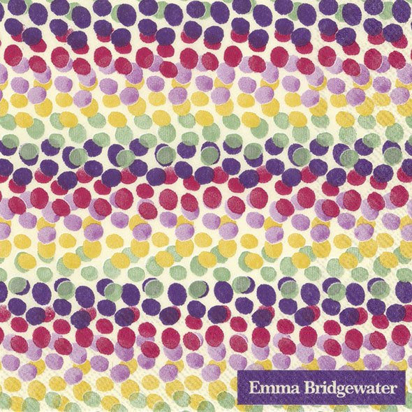 Emma Bridgewater Rainbow Dots Cocktail Napkins Emma Bridgewater Napkins Sam Turner & Sons