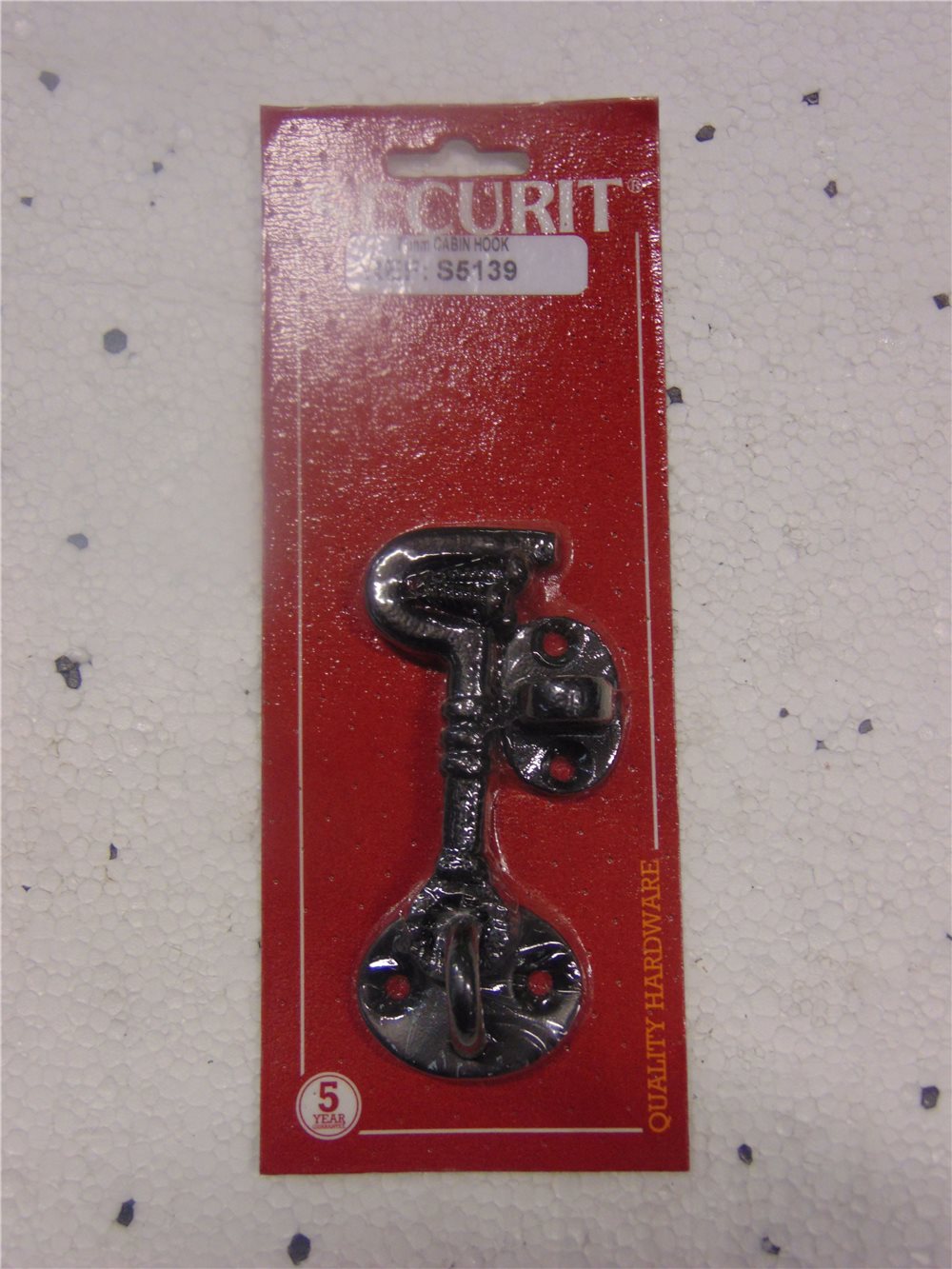 Securit Cabin Hook Cast 75mm