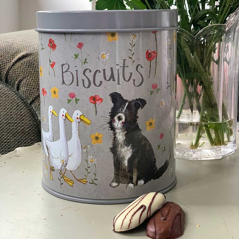 Alex Clark Daisyfield Farm Biscuit Storage Tin