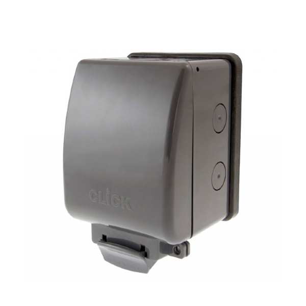 Scolmore Aquip66 Weatherproof IP66 1 Gang Switch Socket