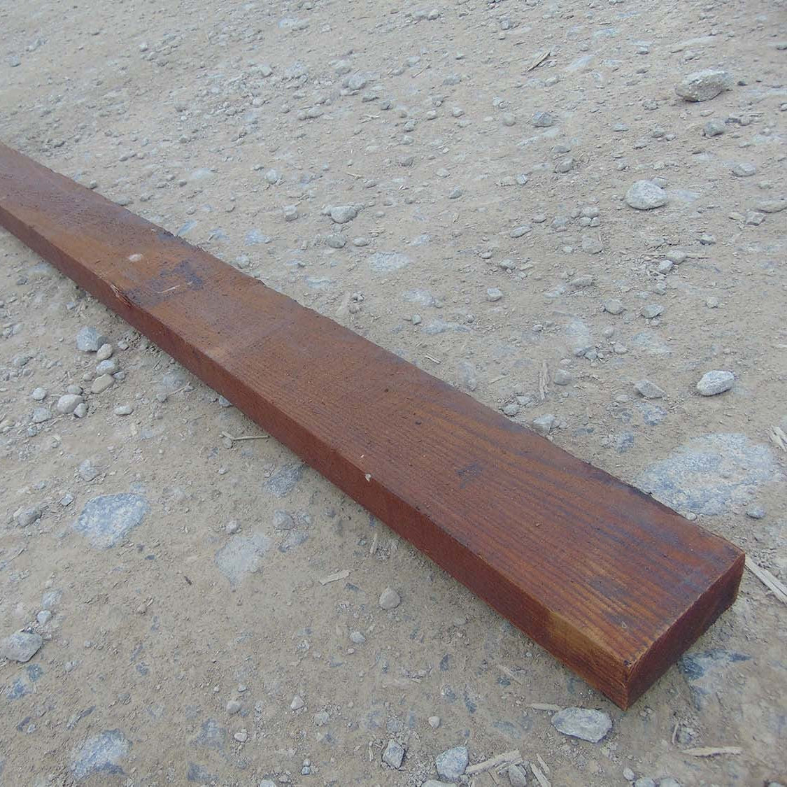 Creosoted Fence Rail 11' 10” x 4" x 1.5"
