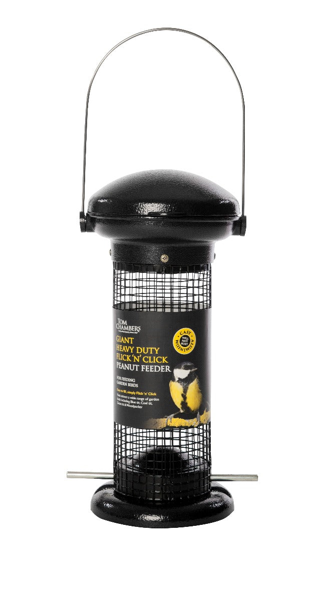 Tom Chambers Giant Heavy-Duty Flick 'n' Click Peanut Feeder
