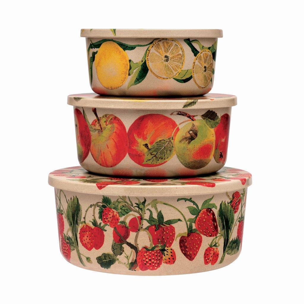 Emma Bridgewater Fruits Rice Husk Storage Tubs Set of 3