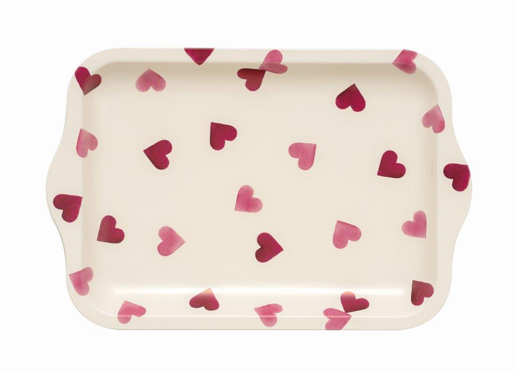 Emma Bridgewater Pink Hearts Small Tin Tray