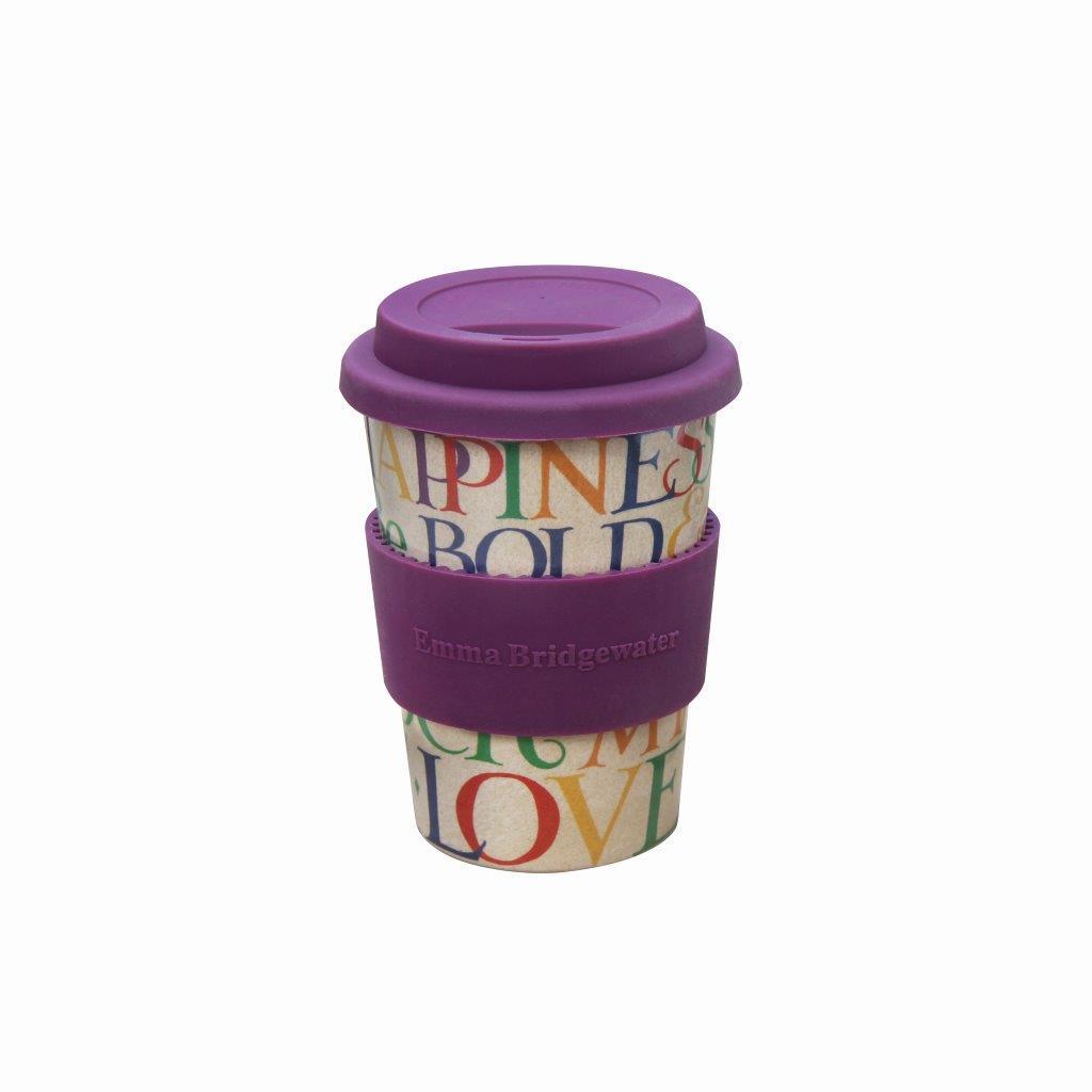 Emma Bridgewater Rainbow Toast Rice Husk Travel Cup