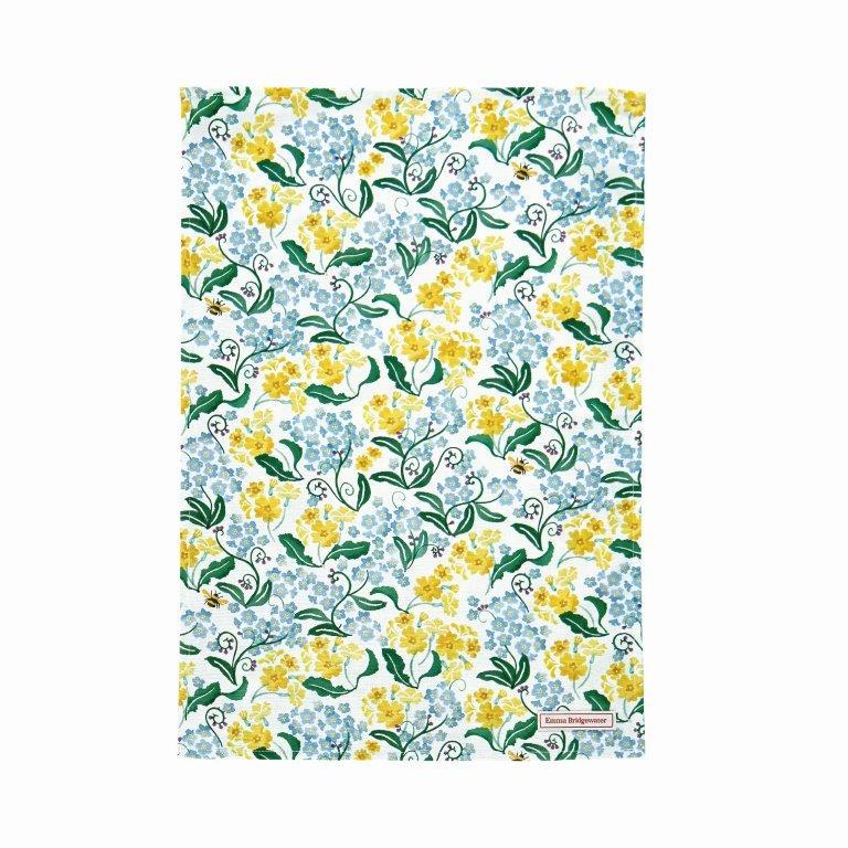 Emma Bridgewater Forget Me Not & Yellow Primrose Tea Towel