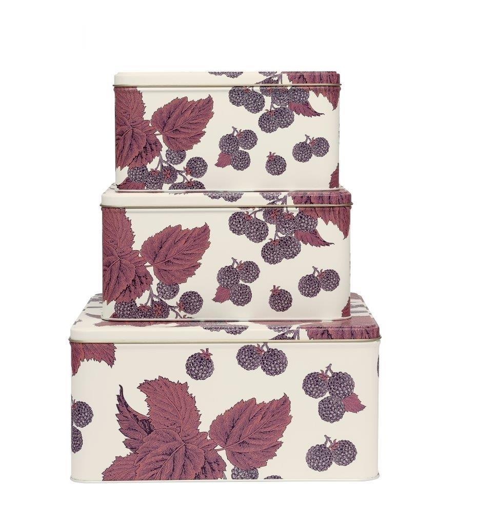 Thornback & Peel Blackbird & Bramble Square Cake Tins Set of 3