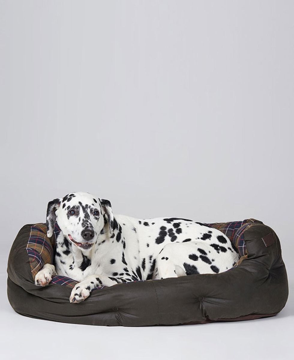 Barbour Wax Cotton Dog Bed