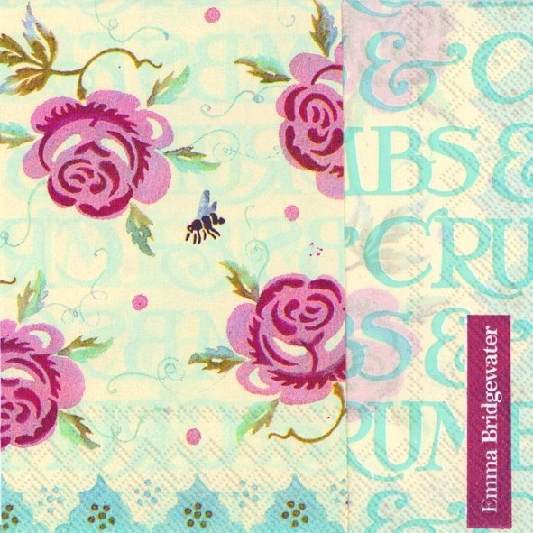 Emma Bridgewater Rose & Bee Cocktail Napkins