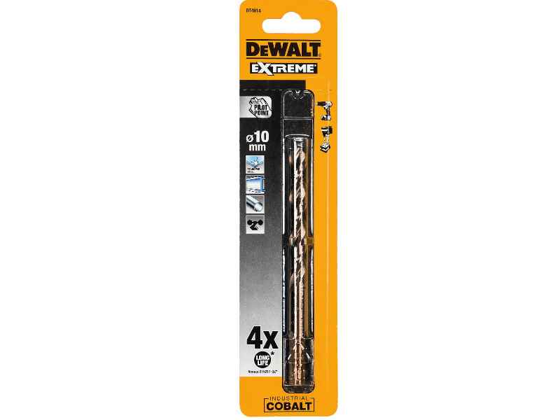 Dewalt Extreme Cobalt Metal Drill Bit DT4914 HSS 10mm