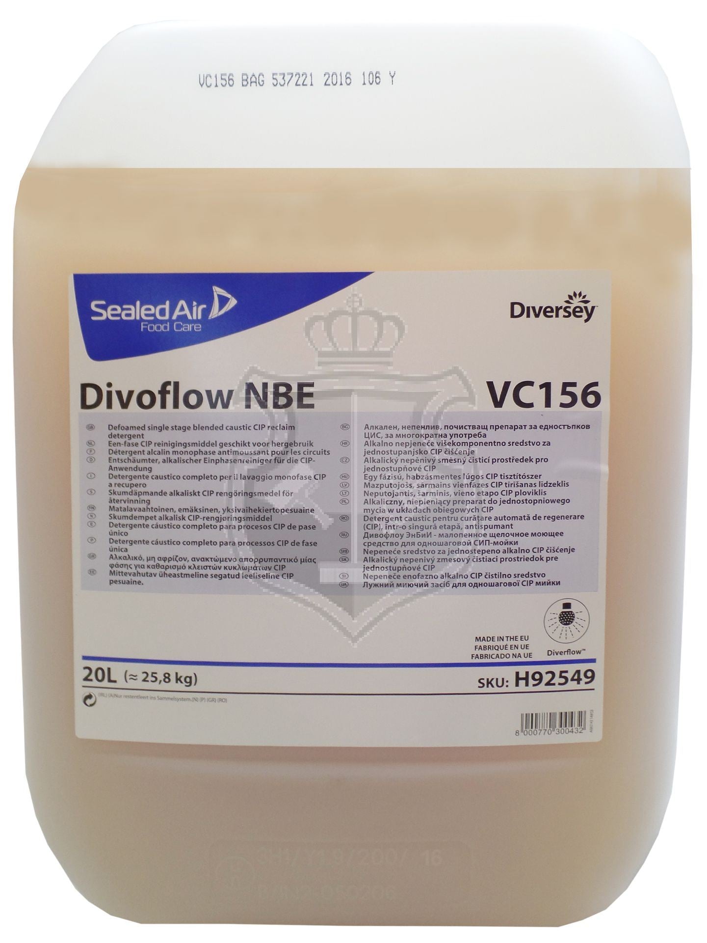 Diversey Divoflow NBE VC156 20L